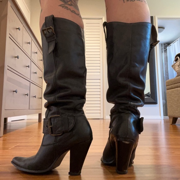 Spanish leather boots - Picture 12 of 16